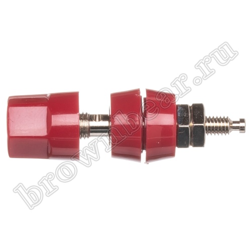 Клемма приборная для разъема Banana, тип 9 (гнездо), красная BP-9R фото 7