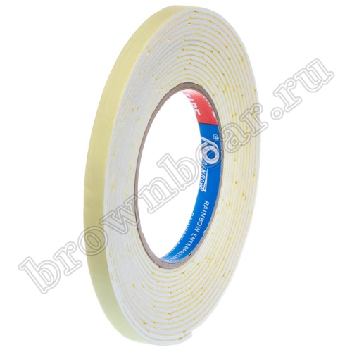 Двусторонняя клейкая лента на вспененной основе, 2 х 10 мм GLS-10