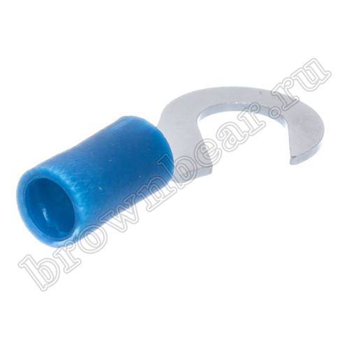 Клемма крюк тип "C" 6.4 мм на провод 1.5 - 2.5 мм², изолированная, кратно 100шт. TCI-2-6 фото 3