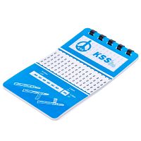 Маркеры самоклеящиеся для проводов, цифры 0-9, блокнот 10 листов