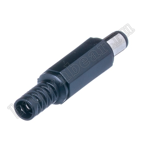 Разъем питания DC штекер 3.1 х 6.3 мм, на кабель c амортизатором DJK-11J фото 2