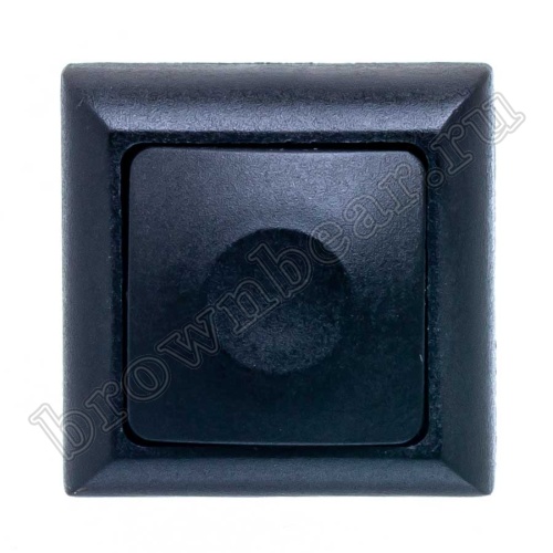 Кнопка влагозащищенная IP67 без фиксации, квадратная на блок, НР, черная PSW-8-B фото 5