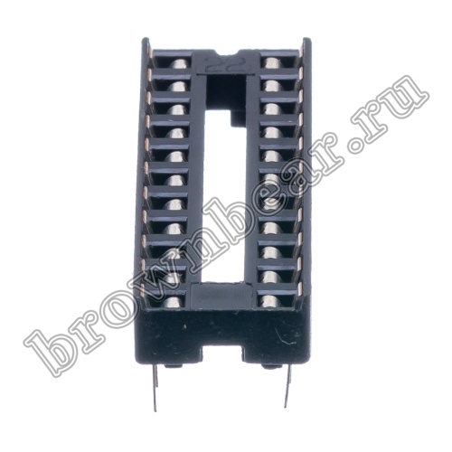 Панелька для микросхем DIP 22, кратно 22 шт. фото 2