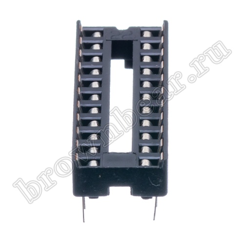 Панелька для микросхем DIP 22, кратно 22 шт. фото 3