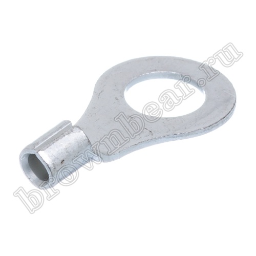 Клемма кольцевая обжимная тип "O" 6.4 мм, на провод 1.5 - 2.5 мм², неизолированная, кратно 100шт. TR-2-6 фото 2