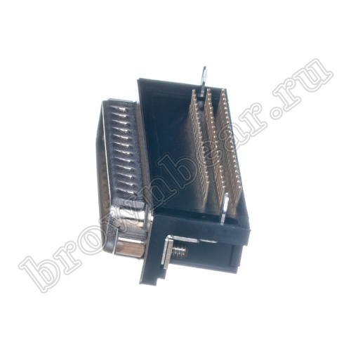 Разъем D-SUB 62 контакта, вилка на плату, прямой угол DHR-62M фото 8