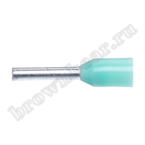 Кабельный наконечник штыревой втулочный изолированный НШВИ 6 мм, под опрессовку на провод 0.34 мм², упаковка 100шт. TIC-0.34-6 фото 2