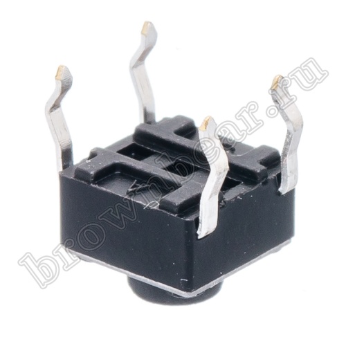 Кнопка тактовая 6х6 мм, h=5 мм, 4 контакта SWT-2-50 фото 2