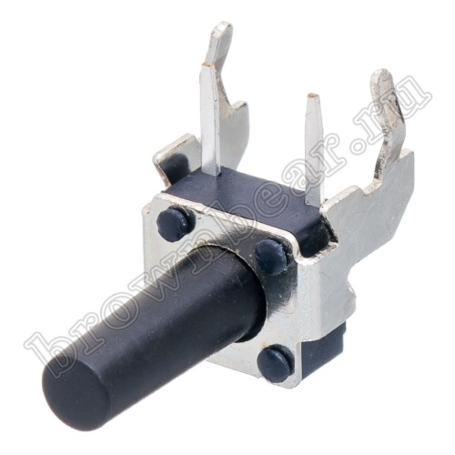 Кнопка тактовая угловая, 6x6 мм мм, h=12.5, 2 контакта SWT-7-125