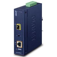 IGTP-805AT Промышленный медиаконвертер 1 порт PoE 1Гб/с + 1 SFP слот 1Гб/с