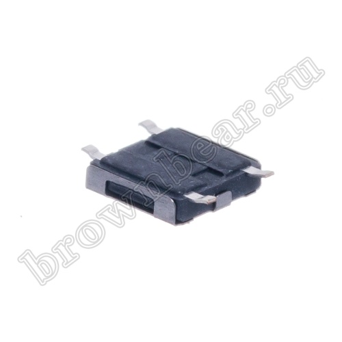Кнопка тактовая SMD, 4.5x4.5 мм, h=1.5 мм, 4 контакта фото 2