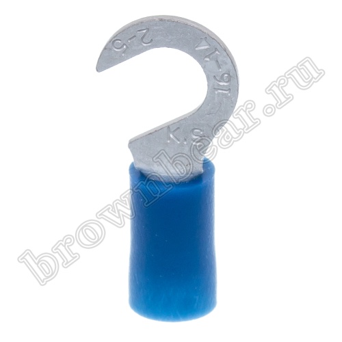 Клемма крюк тип "C" 5.3 мм на провод 1.5 - 2.5 мм², изолированная, кратно 100шт. TCI-2-5 фото 6