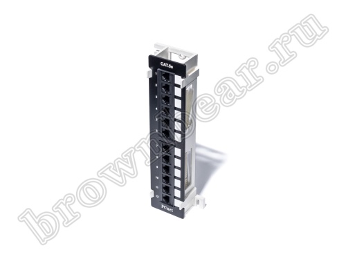 Патч-панель  настенная, 12 портов, RJ-45, кат.5е, универсальная, PCnet 