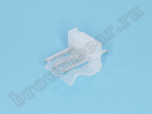 Разъем питания 3 контакта, вилка на плату, шаг 3.96 мм PWL-3