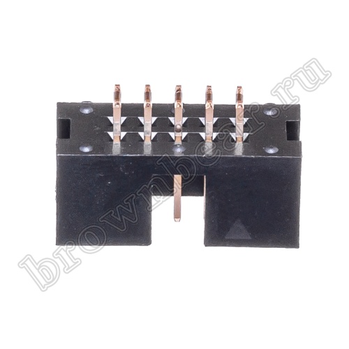 Разъем IDC 2х5 вилка на плату, шаг 2.54мм BH-10 фото 7