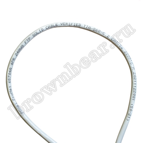 Кабель Витая пара, 4 пары, медный, 5е категория, экранированный, серый, PCnet, бухта 305м  PCnet фото 3