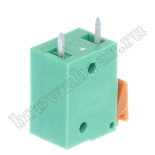 Клеммник нажимной на плату, 1 контакт, 5.08 мм TB-04 фото 7