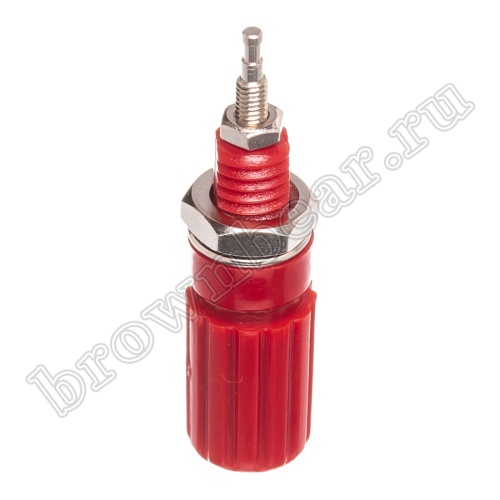 Клемма приборная для разъема Banana, тип 11 (гнездо), красная BP-11R фото 6