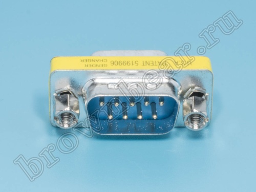 Переходник мини D-SUB 9 вилка - D-SUB 9 вилка GCM-9MM фото 2