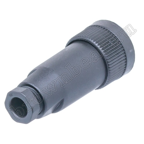 Разъём промышленный круглый серии RD-24 7 контактов, гнездо на кабель фото 4