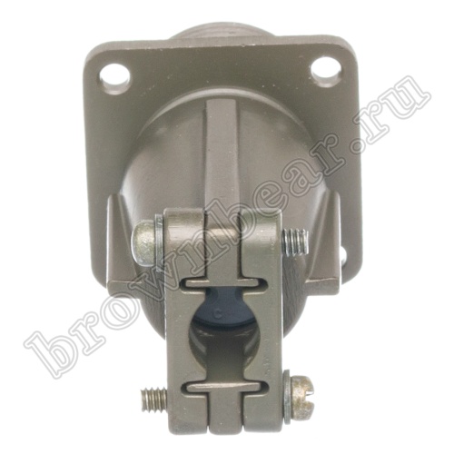 Разъём Amphenol серии MS  4 контакта, вилка на кабель, тип 14S, наружная резьба, крепление на панель MS3100E-14S-2P фото 4