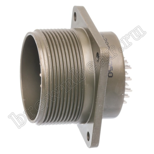 Разъём Amphenol серии MS, 24 контакта, вилка на блок, тип 24, резьбовой MS3102E-24-28P фото 3