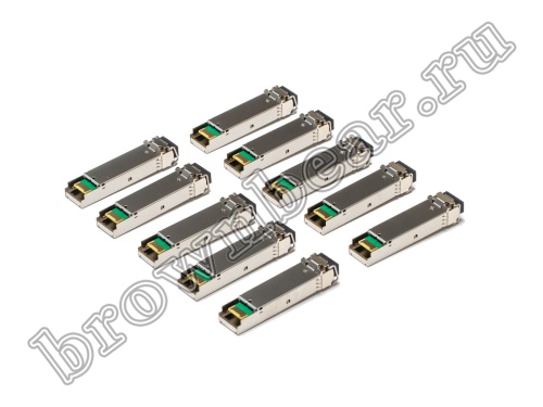 MGB-LX-10PCS Модуль SFP одномодовый, 1Гб/с, разъём 2хLC, 1310нм, mini GBIC, 20км, упаковка 10 штук фото 2