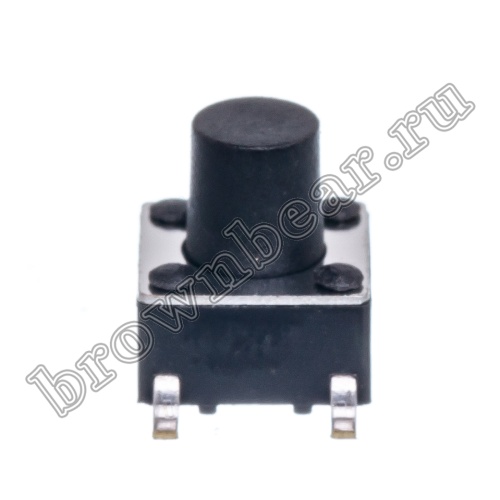 Кнопка тактовая SMD, 6x6 мм, h=7 мм, 4 контакта SWT-34 фото 6