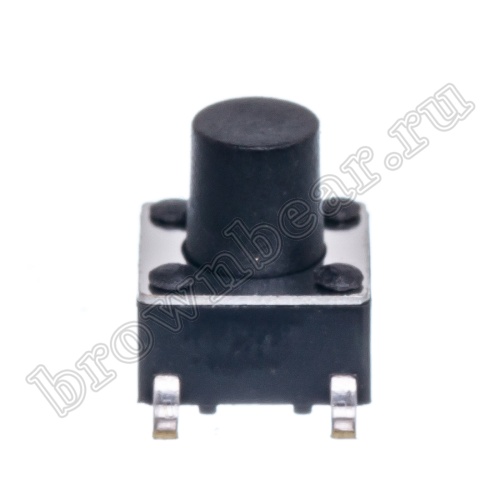 Кнопка тактовая SMD, 6x6 мм, h=7 мм, 4 контакта фото 6