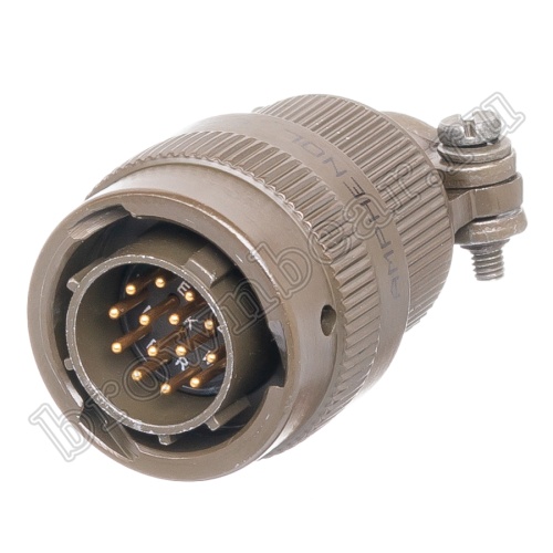 Разъём Amphenol серии 62IN, 14 контактов, вилка на кабель, тип 12, байонетный 62IN-16F-12-14P