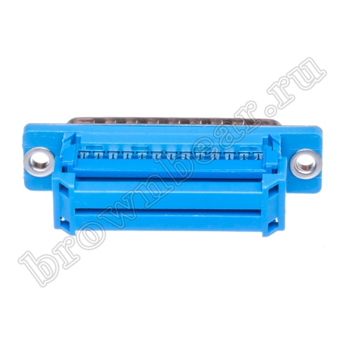 Разъем D-SUB 25 контактов, вилка на плоский кабель DI-25M фото 5