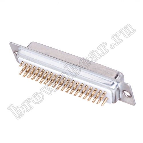 Разъем D-SUB  78 контактов высокой плотности, гнездо на кабель, пайка DHS-78F фото 5