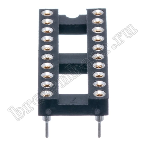 Панелька для микросхем DIP 20 цанговая фото 3