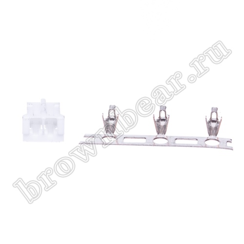 Разъем питания 2 контакта, гнездо на кабель, шаг 2.0 мм MU-2F фото 5