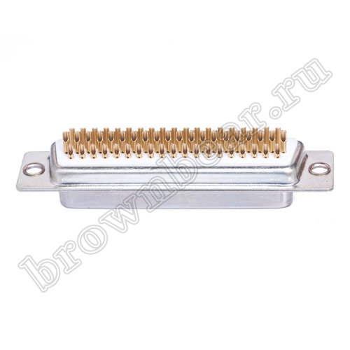 Разъем D-SUB  78 контактов высокой плотности, гнездо на кабель, пайка DHS-78F фото 3