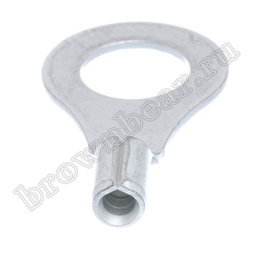 Клемма кольцевая обжимная тип "O" 6.4 мм, на провод 0.25 - 1.5 мм², неизолированная, кратно 100шт. TR-1.25-6 фото 2