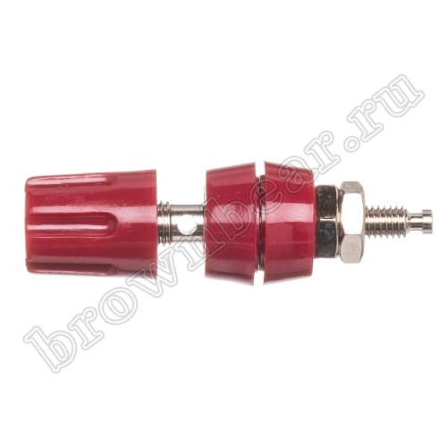 Клемма приборная для разъема Banana, тип 8 (гнездо), красная BP-8R фото 7