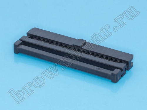 Разъем IDC 2х20 розетка на плоский кабель, шаг 2.00мм IDC2-40 фото 3