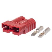 Разъем силовой "Андерсона" для АКБ, 35 А, красный XBMC2S-5-R