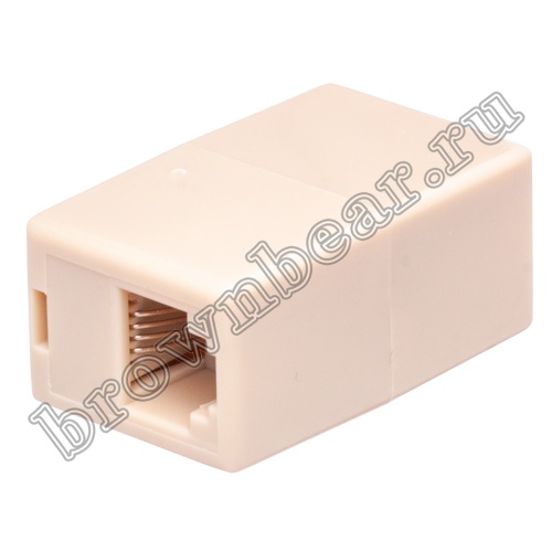 Переходник RJ-11 гнездо-гнездо GCT1-1-6P4C фото 3