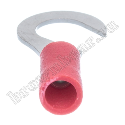 Клемма крюк тип "C" 6.4 мм на провод 0.5 - 1.5 мм², изолированная, кратно 100шт. TCI-1.25-6 фото 2