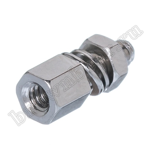 Винт шестигранный L=8мм для разъемов D-SUB, с внутренней резьбой 4-40 UNC, в комплекте гайка-шайба-гровер, упаковка 100 шт. SCR-10/CA-0230 фото 6