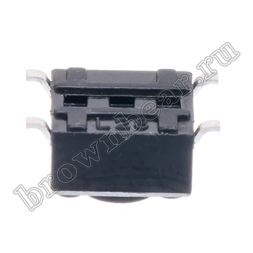 Кнопка тактовая SMD, 6х6 мм, h=4.3 мм, 4 контакта фото 2