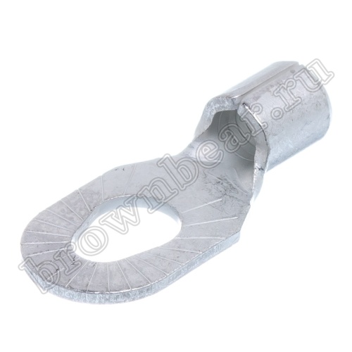 Клемма кольцевая обжимная тип "O" 3.7 - 5.3 мм на провод 4.0 - 6.0 мм², неизолированная, кратно 100шт. TR-5.5-3/5