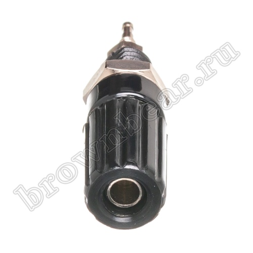 Клемма приборная для разъема Banana, тип 11 (гнездо), черная BP-11B фото 4