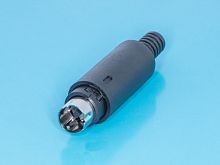 Вилка mini DIN 3 контакта на кабель MDN-3M