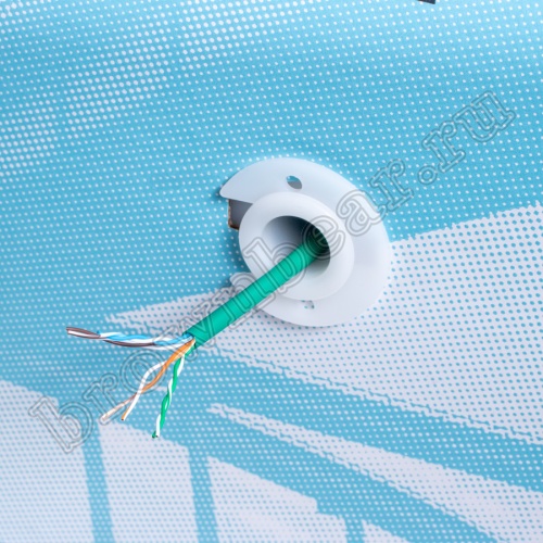 Кабель Витая пара, 4 пары, медный, 5е категория, многожильный, зеленый, PCnet, бухта 300м PCnet фото 2