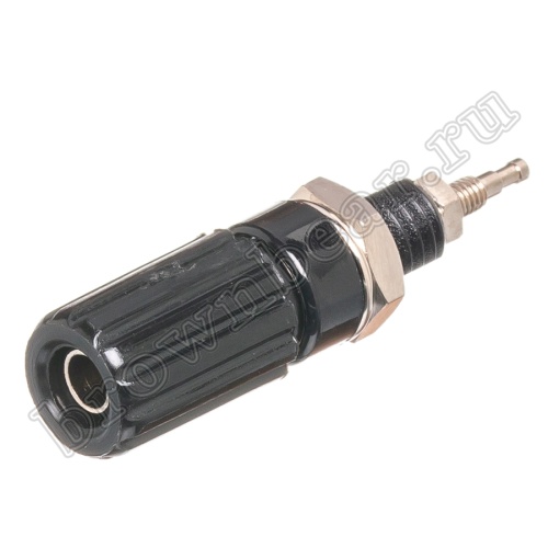 Клемма приборная для разъема Banana, тип 11 (гнездо), черная BP-11B