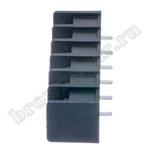 Клеммник винтовой на плату, 6 контактов, шаг 8.25 мм TB-11-6 фото 3