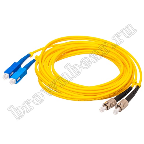 FC-SC патч-корд одномодовый 3м (Duplex) 
